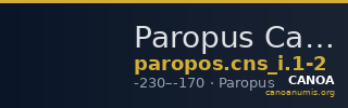 Paropus Calciati 1983 1-2 — CANOA