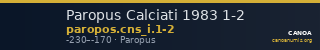 Paropus Calciati 1983 1-2 — CANOA