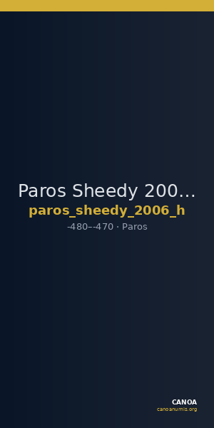 Paros Sheedy 2006 Class H — CANOA