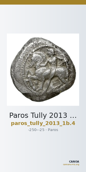 Paros Tully 2013 Chalkoi, group 4 = 1B.4 — CANOA