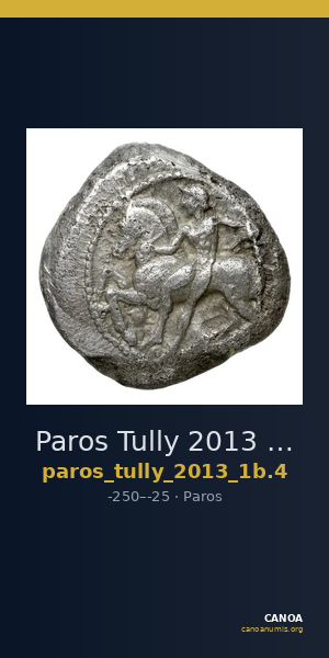 Paros Tully 2013 Chalkoi, group 4 = 1B.4 — CANOA