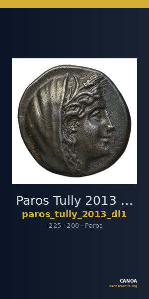 Paros Tully 2013 Didrachm 1 = Di1 — CANOA