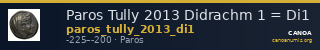 Paros Tully 2013 Didrachm 1 = Di1 — CANOA