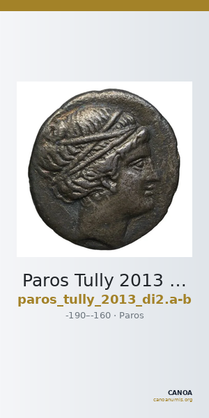 Paros Tully 2013 Didrachm 2A-B = Di2.A-B — CANOA