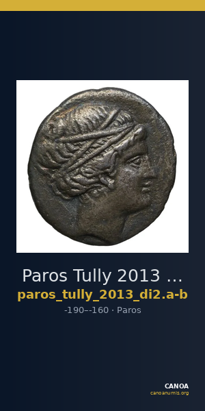 Paros Tully 2013 Didrachm 2A-B = Di2.A-B — CANOA
