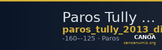 Paros Tully 2013 Didrachm 2C-D = Di2.C-D — CANOA