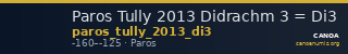 Paros Tully 2013 Didrachm 3 = Di3 — CANOA