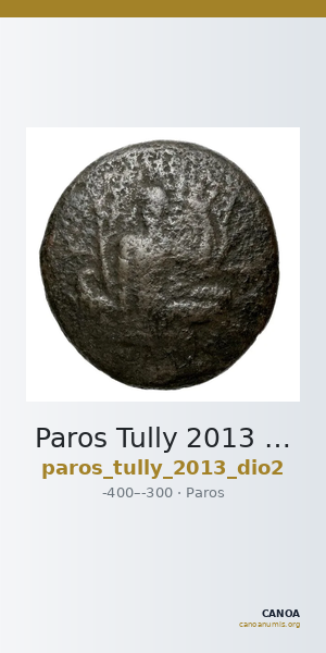 Paros Tully 2013 Diobol 2 = DiO2 — CANOA