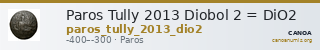 Paros Tully 2013 Diobol 2 = DiO2 — CANOA