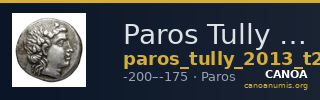 Paros Tully 2013 Tetradrachm 2A = T2.B — CANOA