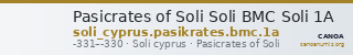 Pasicrates of Soli Soli BMC Soli 1A — CANOA