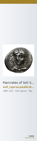 Pasicrates of Soli Soli BMC Soli Pl. xxv, 1 — CANOA