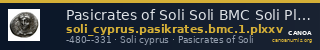 Pasicrates of Soli Soli BMC Soli Pl. xxv, 1 — CANOA