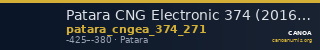 Patara CNG Electronic 374 (2016) 271 — CANOA