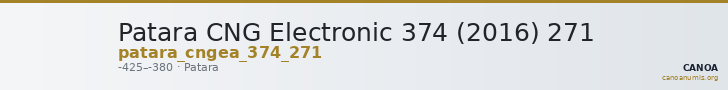 Patara CNG Electronic 374 (2016) 271 — CANOA