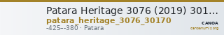 Patara Heritage 3076 (2019) 30170 — CANOA