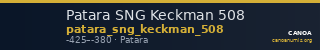 Patara SNG Keckman 508 — CANOA