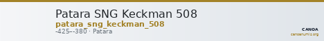 Patara SNG Keckman 508 — CANOA