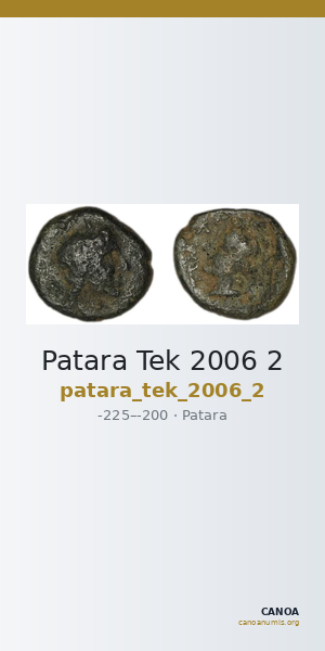 Patara Tek 2006 2 — CANOA