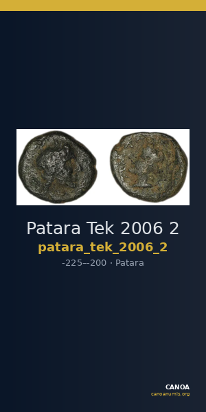 Patara Tek 2006 2 — CANOA