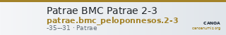Patrae BMC Patrae 2-3 — CANOA