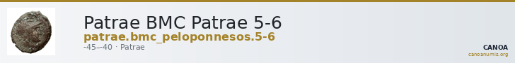 Patrae BMC Patrae 5-6 — CANOA