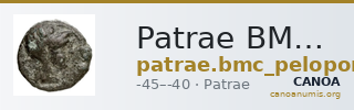 Patrae BMC Patrae 7-13 — CANOA