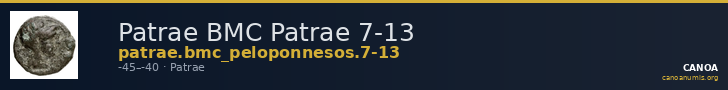 Patrae BMC Patrae 7-13 — CANOA