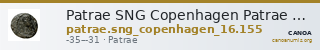 Patrae SNG Copenhagen Patrae 155 — CANOA