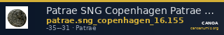 Patrae SNG Copenhagen Patrae 155 — CANOA