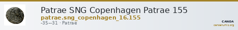 Patrae SNG Copenhagen Patrae 155 — CANOA