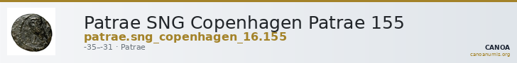 Patrae SNG Copenhagen Patrae 155 — CANOA