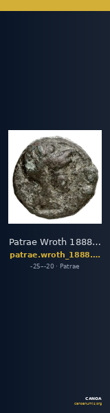 Patrae Wroth 1888 p. 8-9 — CANOA