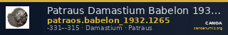 Patraus Damastium Babelon 1932 1265 — CANOA