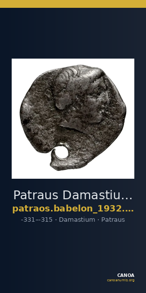 Patraus Damastium Babelon 1932 1266-1267 — CANOA