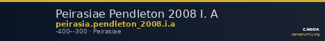 Peirasiae Pendleton 2008 I. A — CANOA