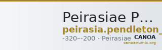 Peirasiae Pendleton 2008 II. A-B — CANOA