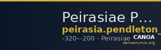 Peirasiae Pendleton 2008 II. A-B — CANOA