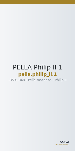 PELLA Philip II 1 — CANOA