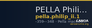 PELLA Philip II 1 — CANOA