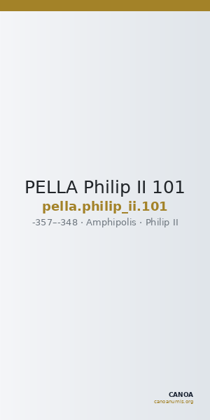PELLA Philip II 101 — CANOA