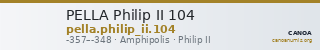 PELLA Philip II 104 — CANOA
