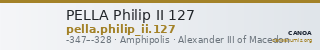 PELLA Philip II 127 — CANOA