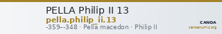 PELLA Philip II 13 — CANOA