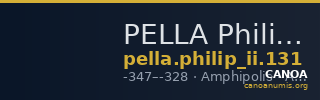 PELLA Philip II 131 — CANOA