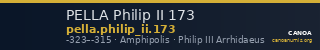 PELLA Philip II 173 — CANOA