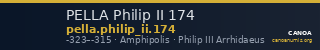 PELLA Philip II 174 — CANOA