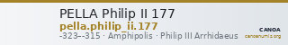 PELLA Philip II 177 — CANOA