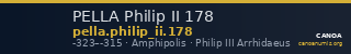 PELLA Philip II 178 — CANOA