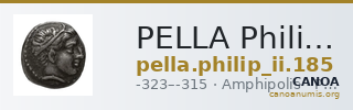 PELLA Philip II 185 — CANOA